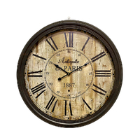 Antiquite De Paris Vintage Metal Frame Wall Clock 60cm