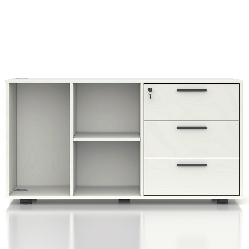   Emery Side Cabinet White