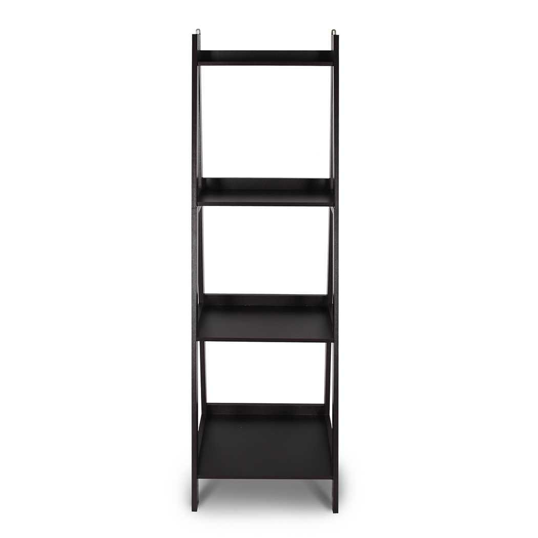   Hawaii 4 Tier Display Ladder Shelf Rack Brown
