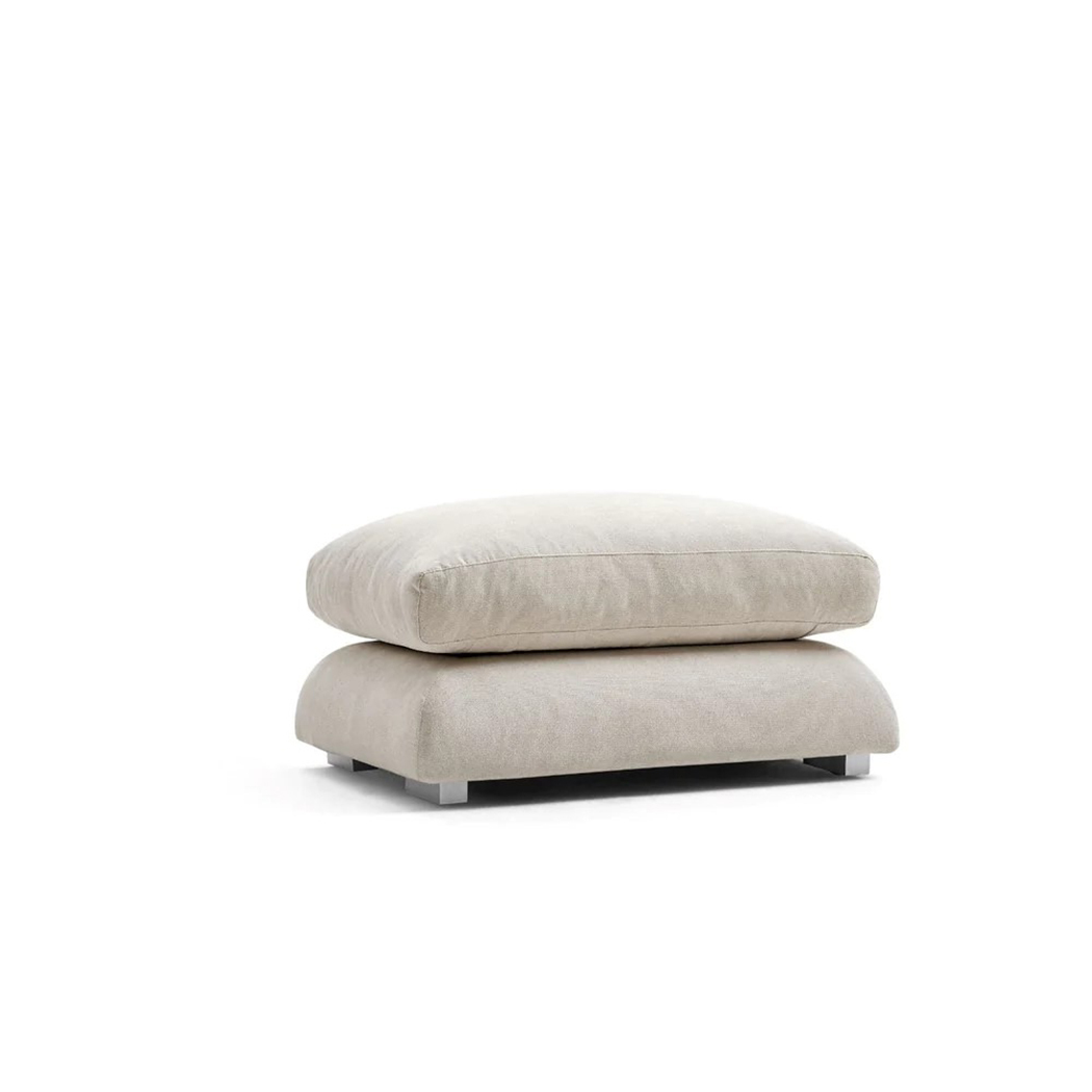   Harmony Fabric Ottoman Cream