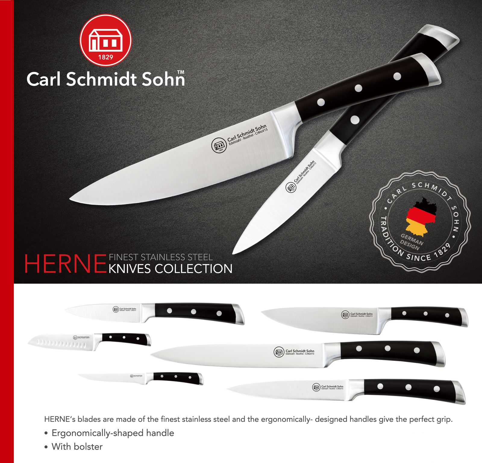   Herne Bread Knife 21cm