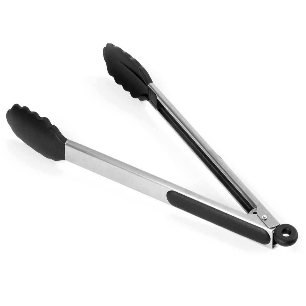   GERA Kitchen Tongs Stainless Steel/Silicone 23cm 30cm