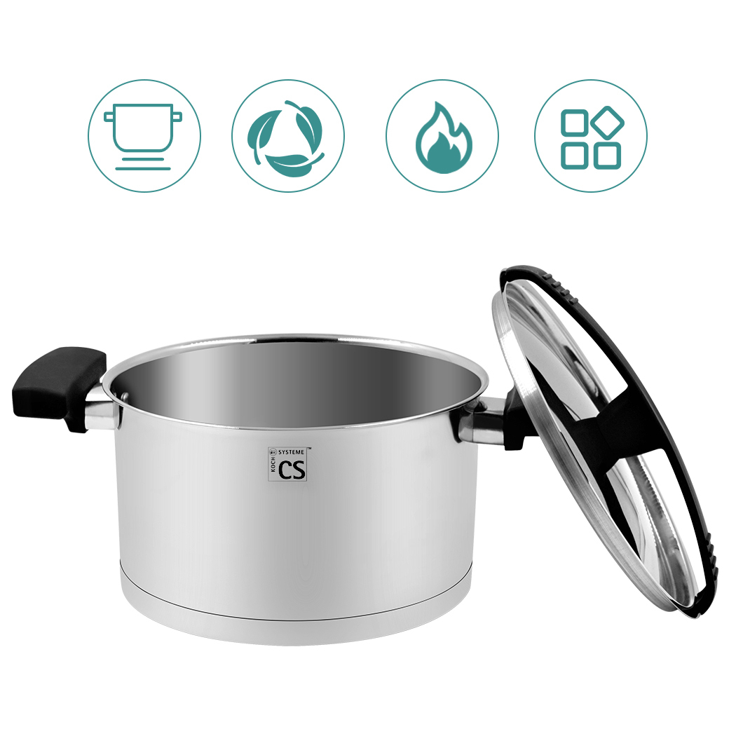   PADERBORN 2pc Casserole and Saucepan Set