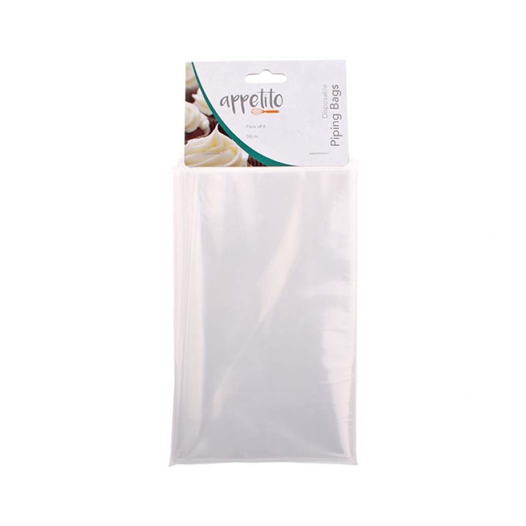Appetito 38cm Disposable Piping Bags Pack 6 