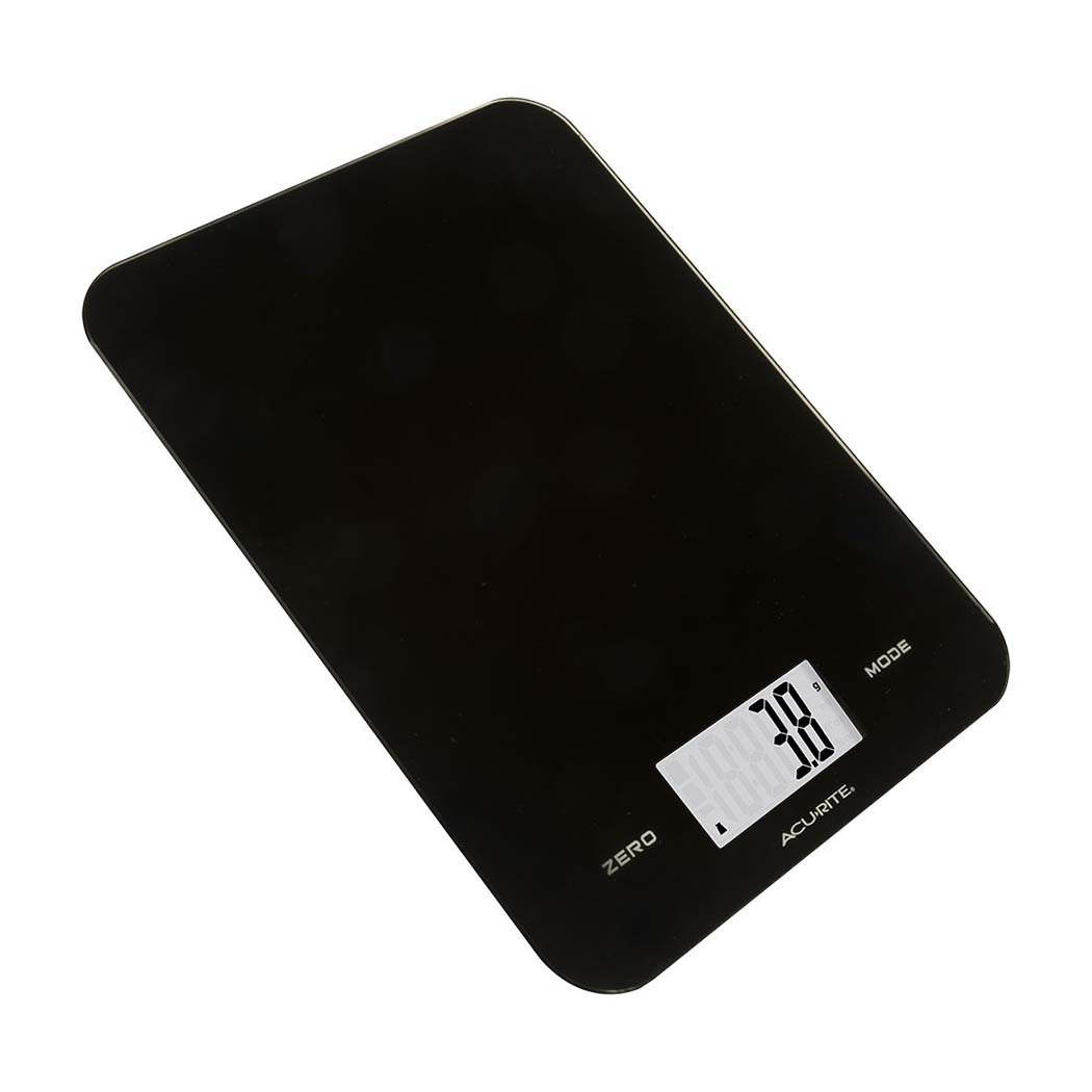   Acurite Large Slim Line Digital Scale 1g/8kg Black