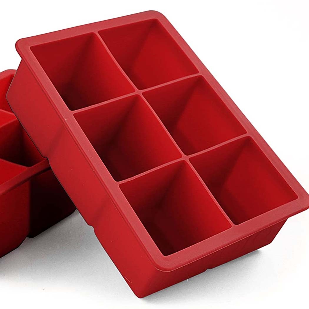   Tovolo King Cube Ice Tray Apple Red