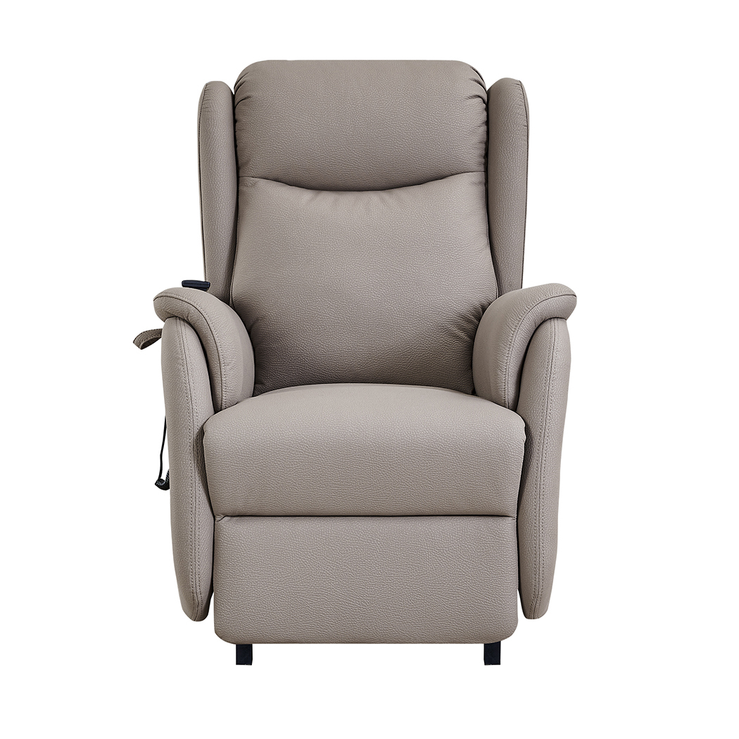   Hobart Electric Recliner Lift Chair Taupe Beige