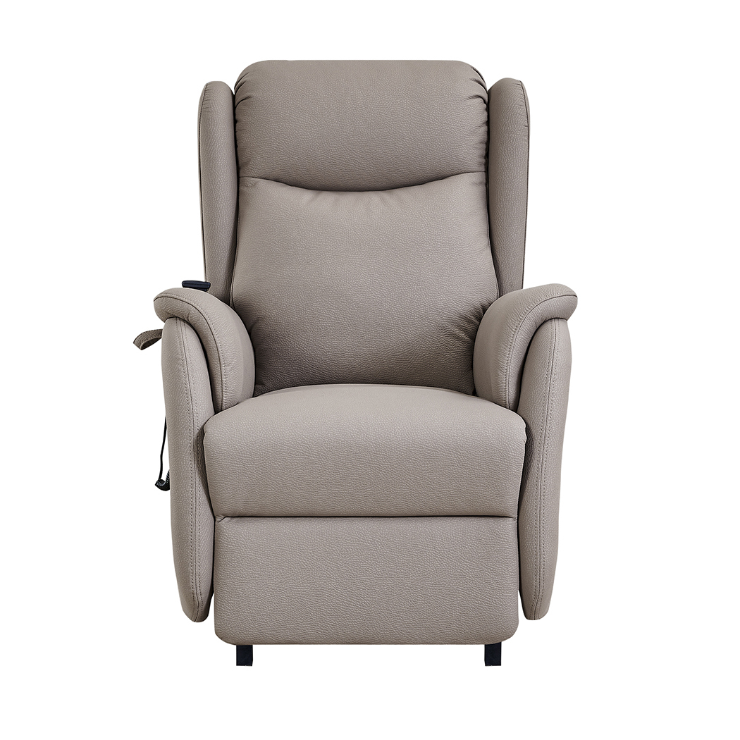 Hobart Electric Recliner Lift Chair Taupe Beige