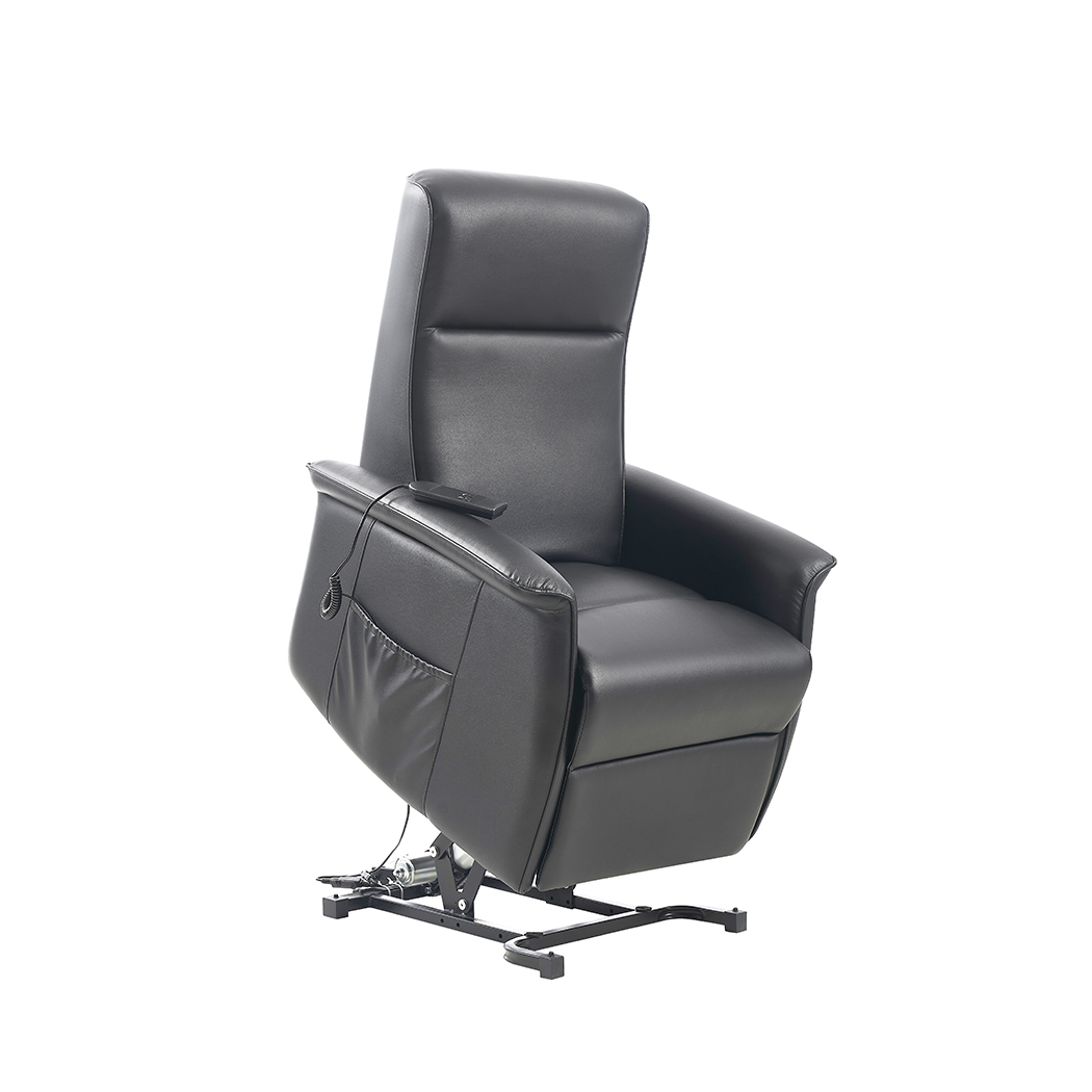   Alice Electric PU Leather Recliner Lift Chair Koala Grey