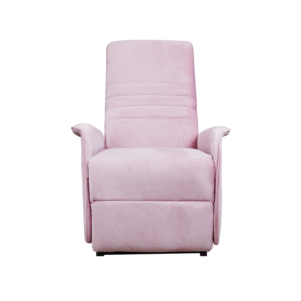 Manual Recliner Chair Pink AusPoints