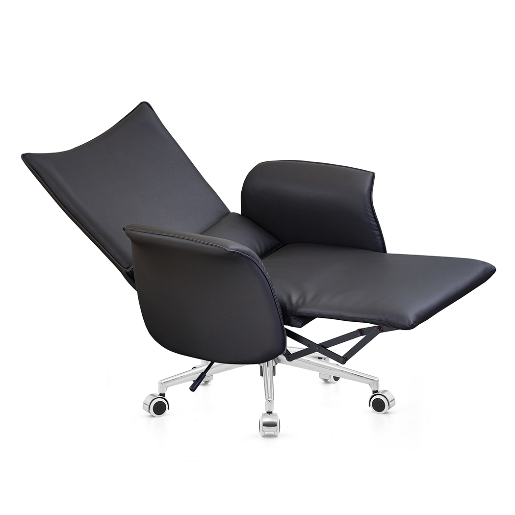   Junee Office Recliner Chair Charcoal Black