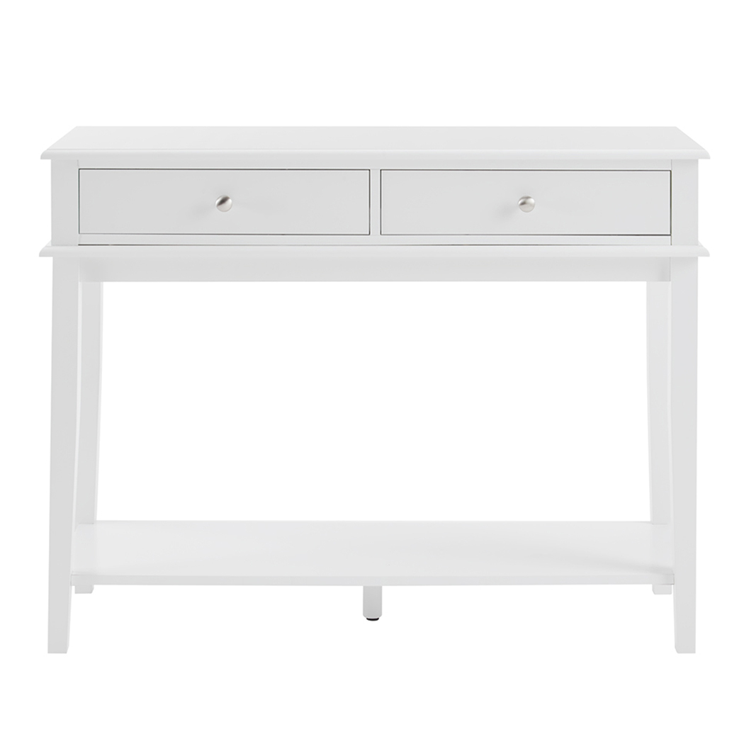   Chloe 2 Drawer Console Table White