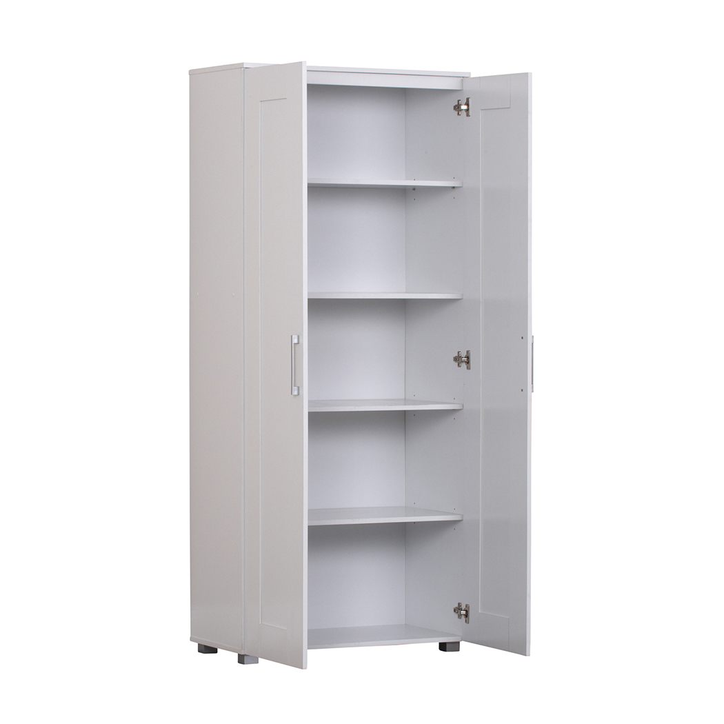   Montreal White Display Storage Cabinet -  Double Door