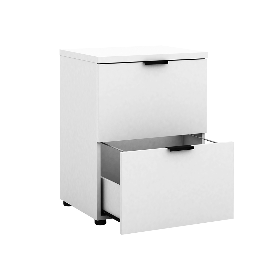   Rico 2 Drawer Filing Cabinet - White