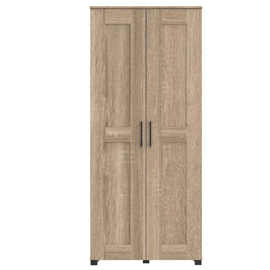   Montreal Broom Cupboard 2 Door Light Sonoma Oak