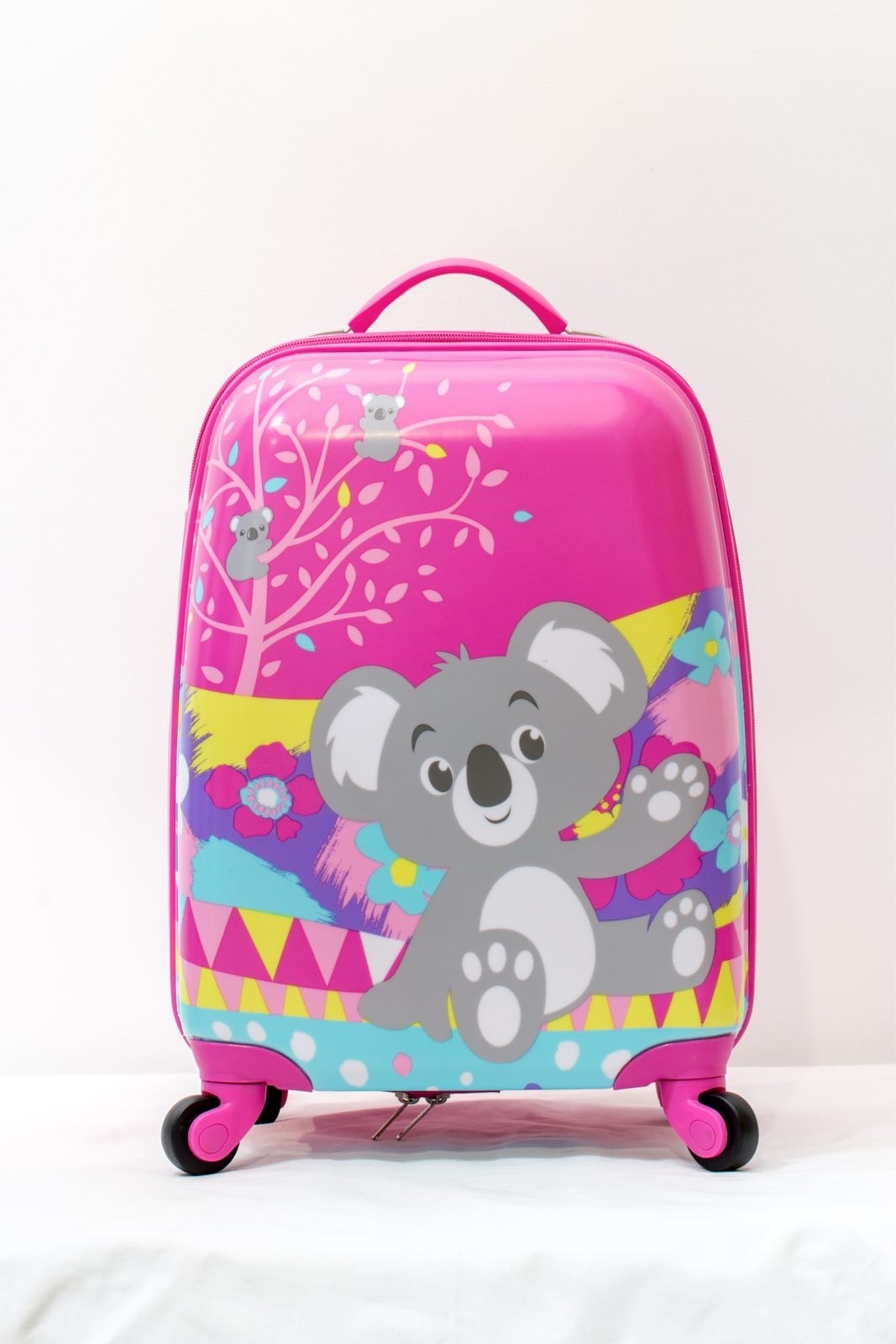 Skyair Carry On 4 Wheel Cartoon Kid Trolley Travel Suitcase Koala Auspoints Com Au