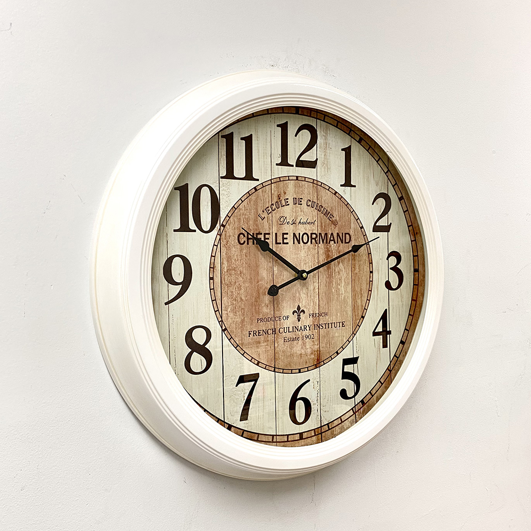   Antique Metal Frame Wall Clock 62cm