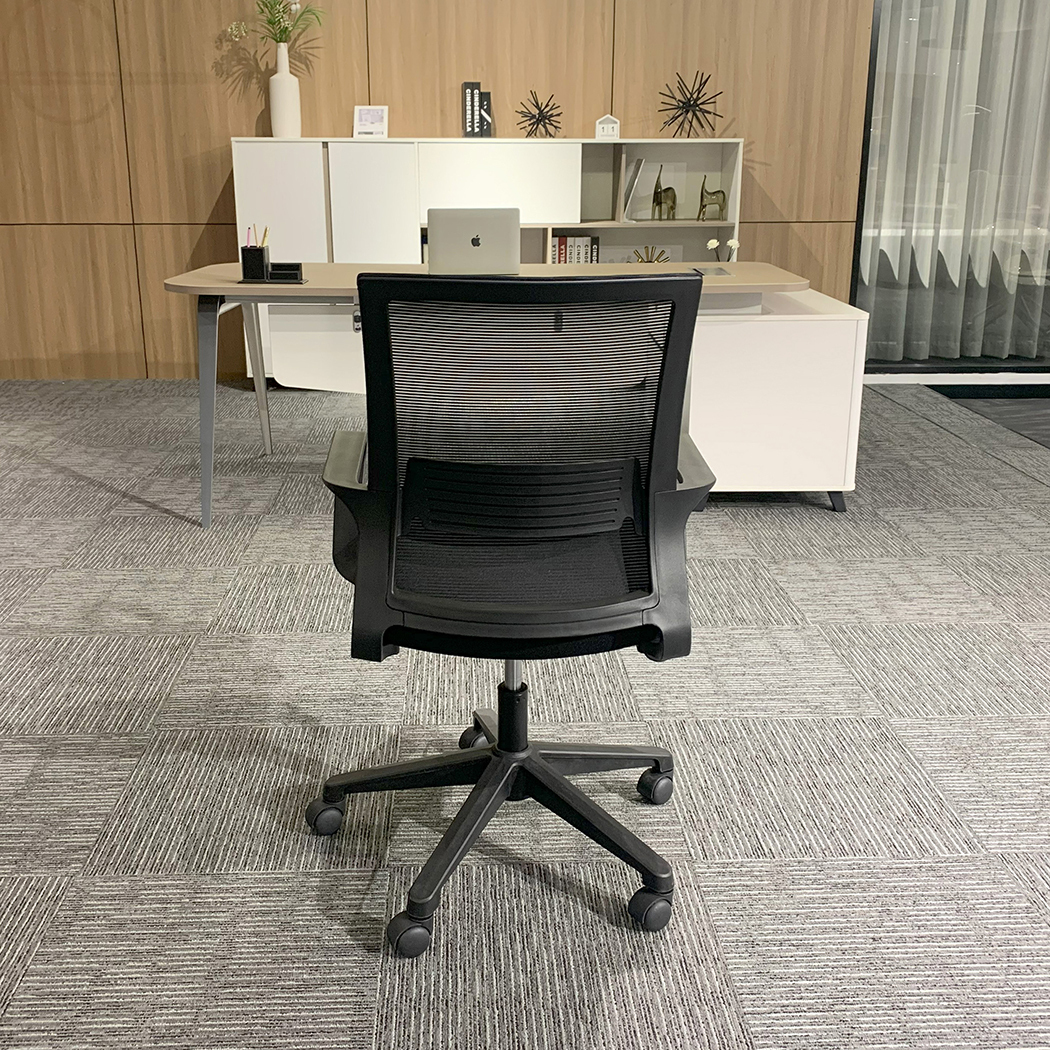  Eros Medium Back Office Chair Black