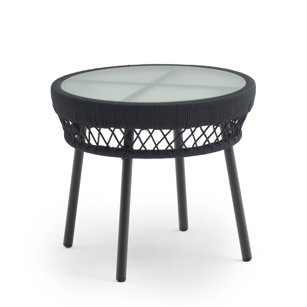   Hilda 2 Seater PE Rattan Outdoor Lounge Set Coffee Table & Chairs