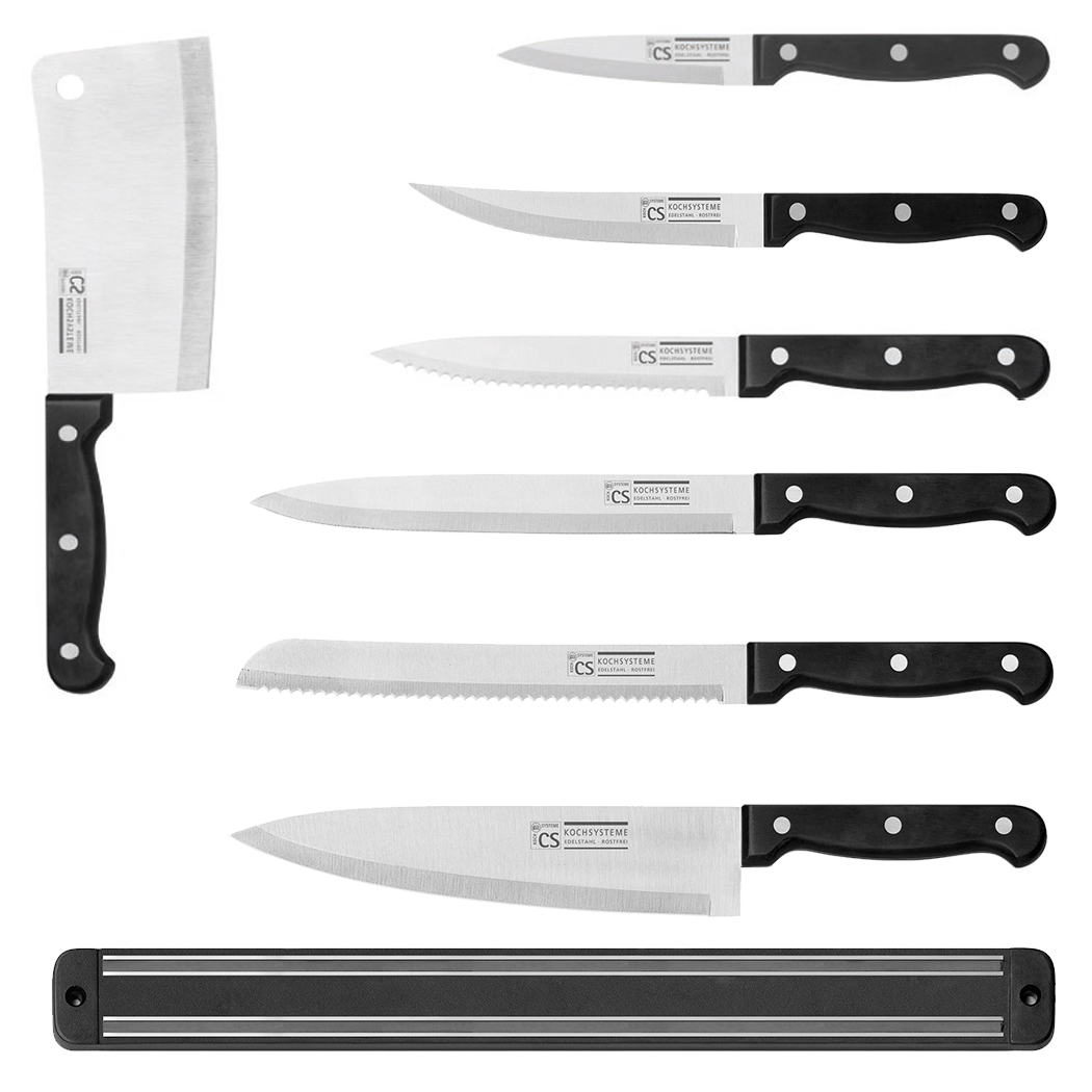Star Kitchen Chef's Knife Set Stainless Steel Blade Bread Utility Knife Tools - Picture 25 of 35