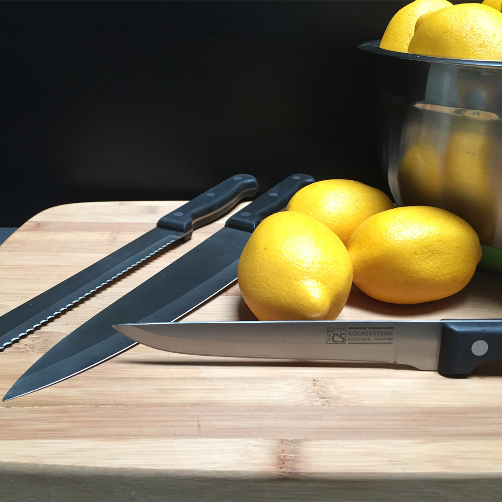 Star Kitchen Chef's Knife Set Stainless Steel Blade Bread Utility Knife Tools - Picture 3 of 35