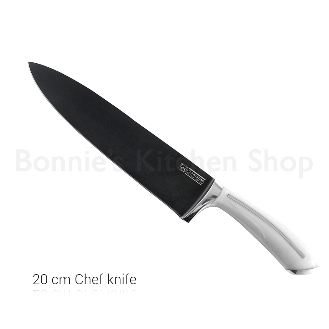 Garmisch Kitchen Knife Set Pearl Look Handle Titanium Coated Steel Blade Knives - Picture 15 of 22