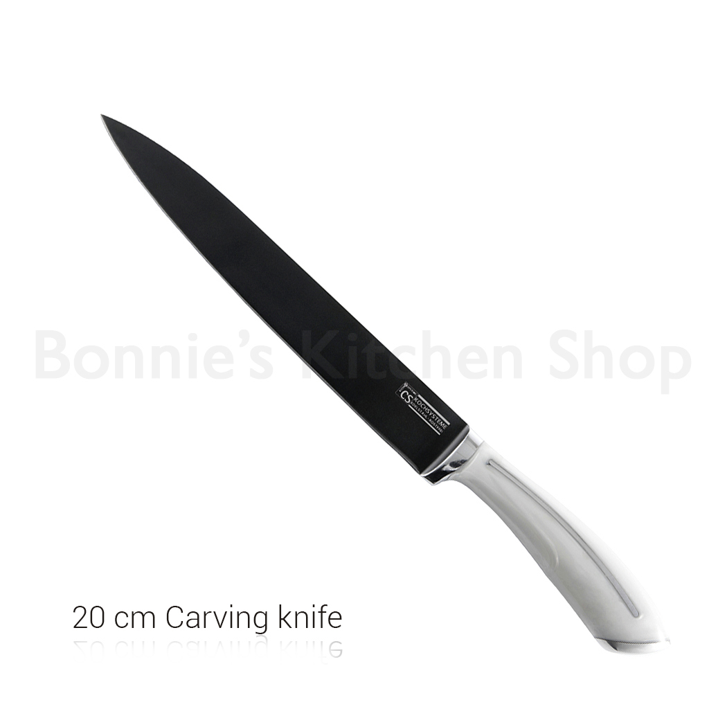 Garmisch Kitchen Knife Set Pearl Look Handle Titanium Coated Steel Blade Knives - Picture 16 of 22