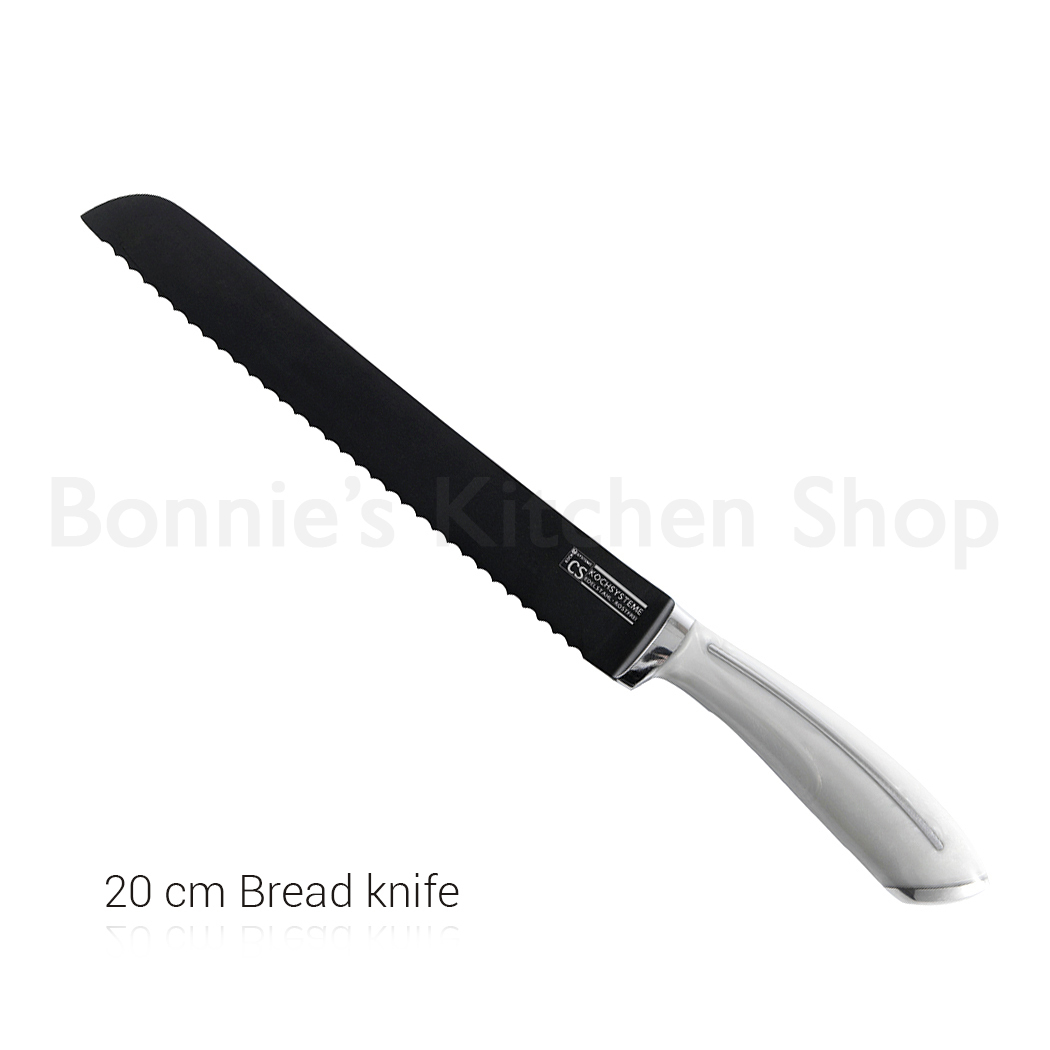 Garmisch Kitchen Knife Set Pearl Look Handle Titanium Coated Steel Blade Knives - Picture 17 of 22
