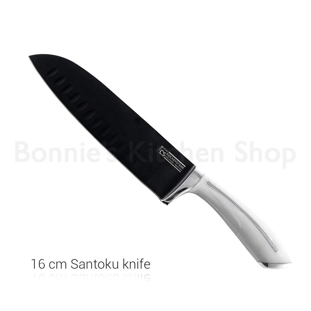 Garmisch Kitchen Knife Set Pearl Look Handle Titanium Coated Steel Blade Knives - Picture 18 of 22