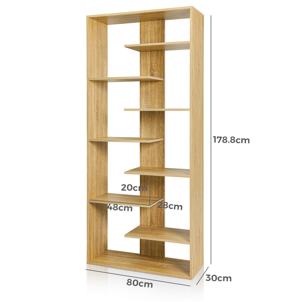   Urban 8 Tier Display Shelf Oak