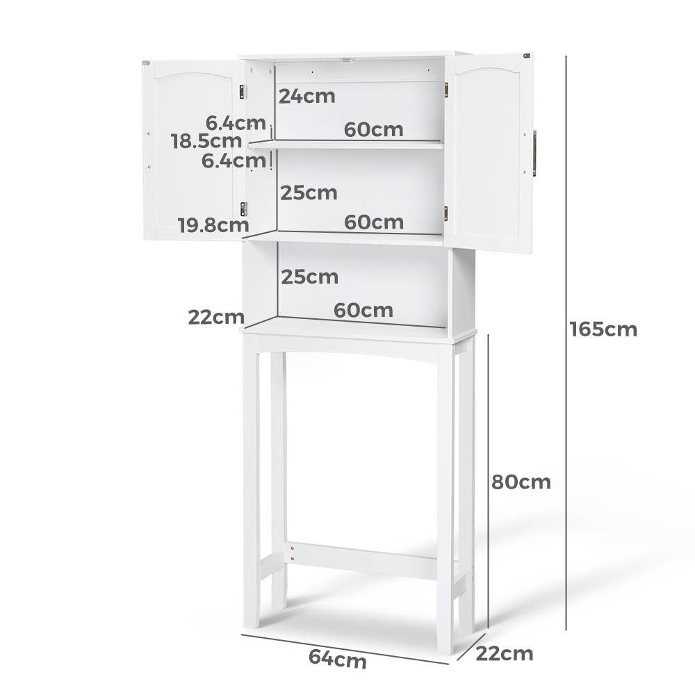   Roca Over-The-Toilet Bathroom Storage Cabinet