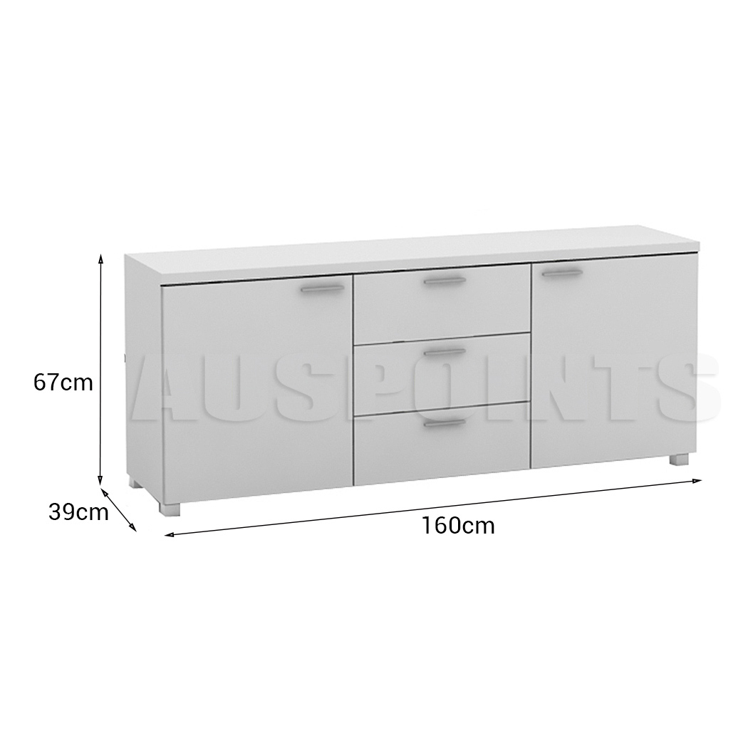   Buffet Storage Cabinet Sideboard - High Gloss 