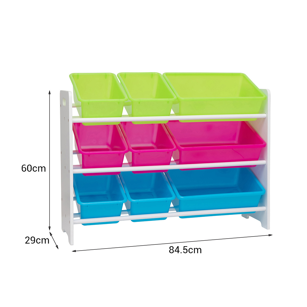   Mia Kids Storage Unit wiht 9 Bins