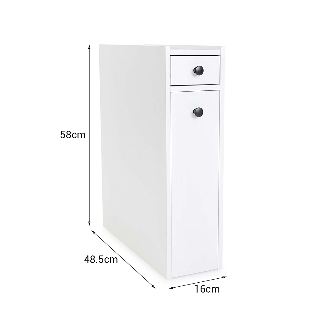   Bathroom Utility Cabinet 2 colour handle option