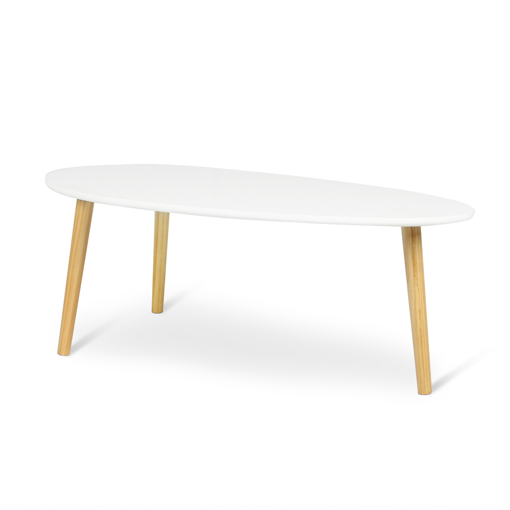   Aura Drop Wood Coffee Table White
