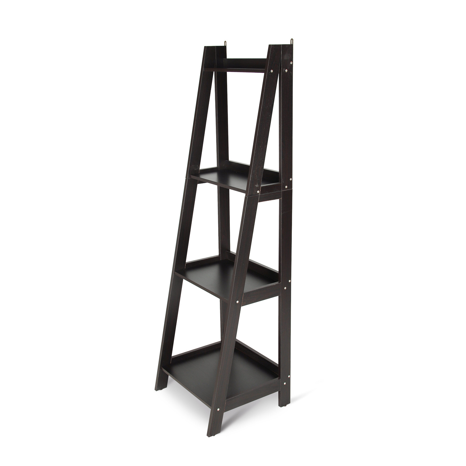   Hawaii 4 Tier Display Ladder Shelf Rack Brown