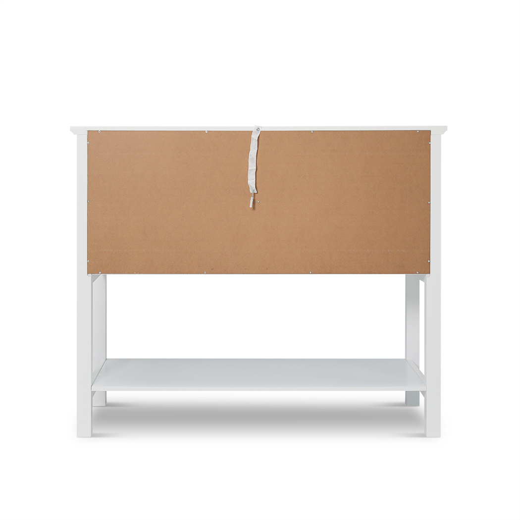   Mission Buffet Sideboard with Sliding Glass Doors