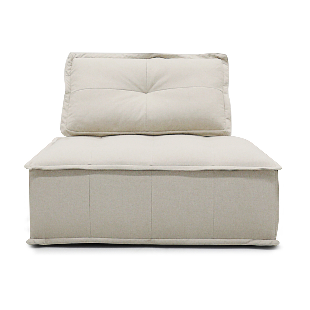   Dawson Armless Sofa Grey Beige