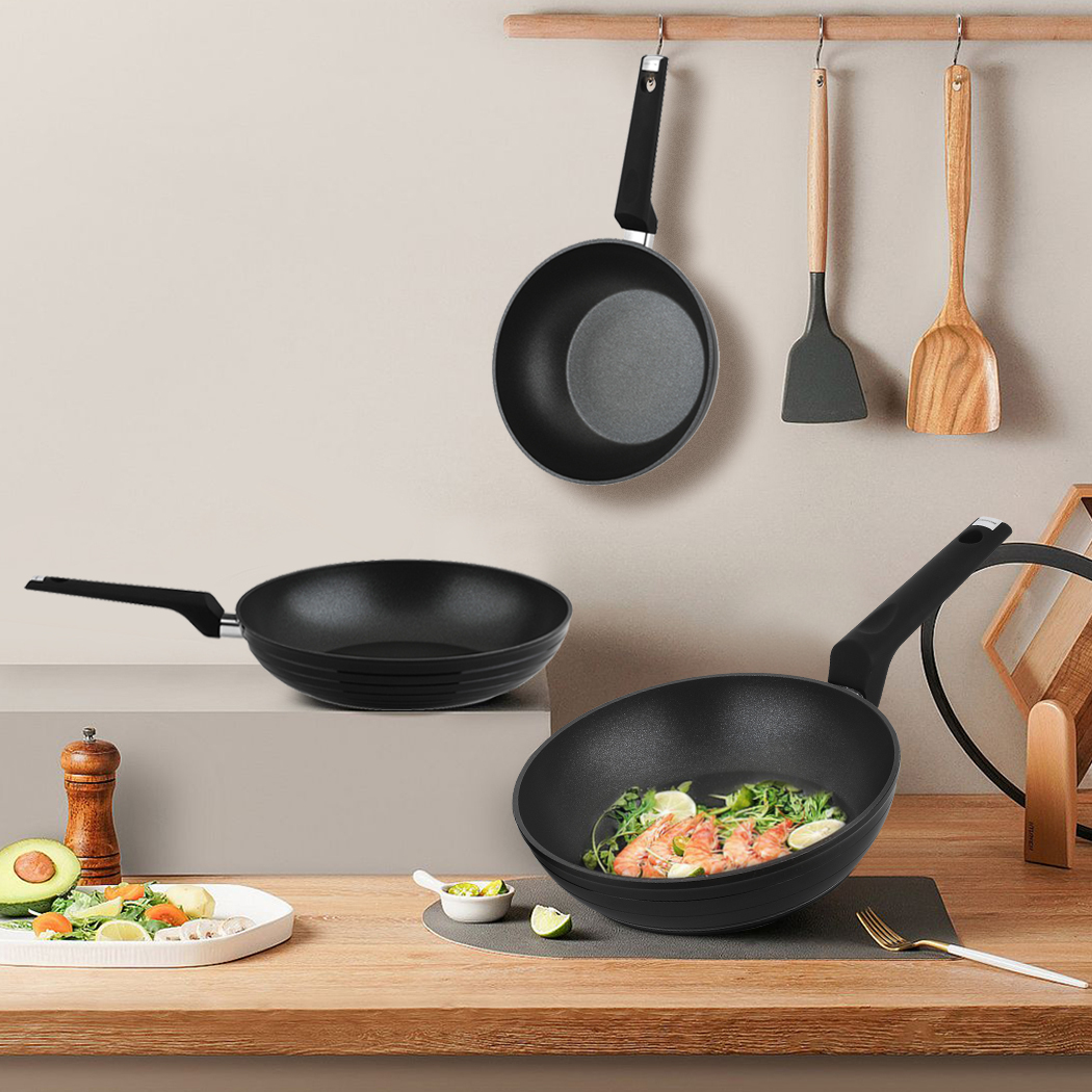   Monheim 3pc Non-stick Frypan Set 20/24/28cm