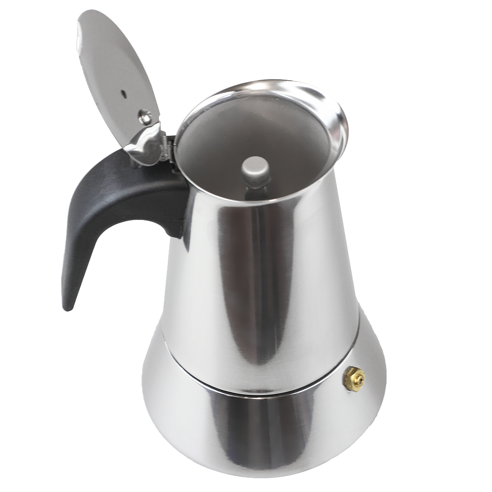 10 Cup Stainless Steel Stove Top Espresso Maker