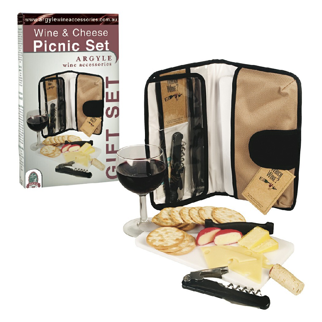Argyle Wine & Cheese Picnic Set