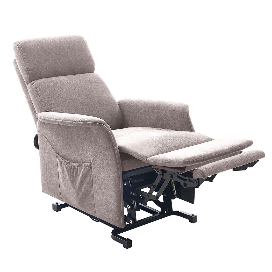   Yass Electric Recliner Lift Chair Vanilla Beige