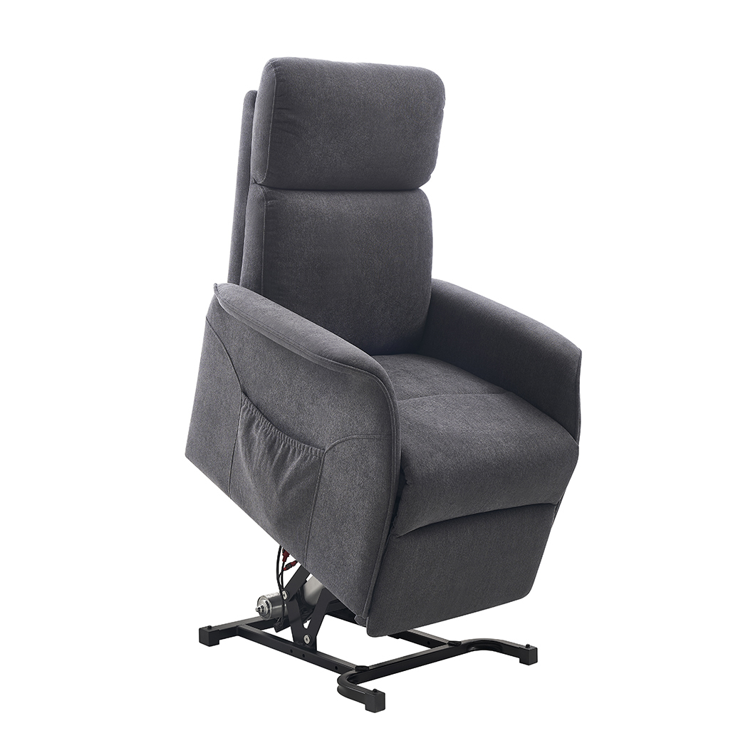   Yass Electric Recliner Lift Chair Charcoal Grey