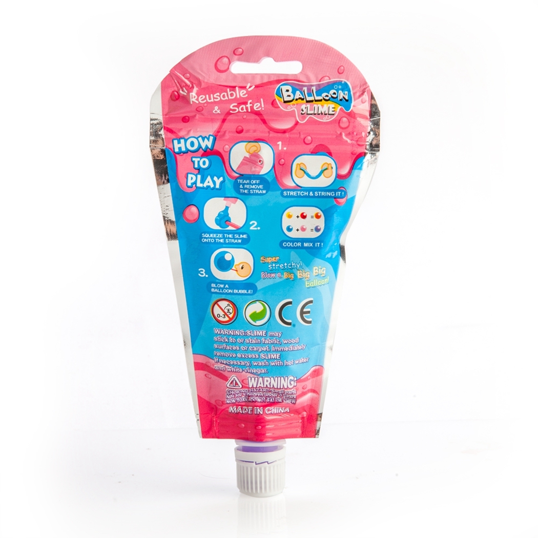  Balloon Slime with Straw