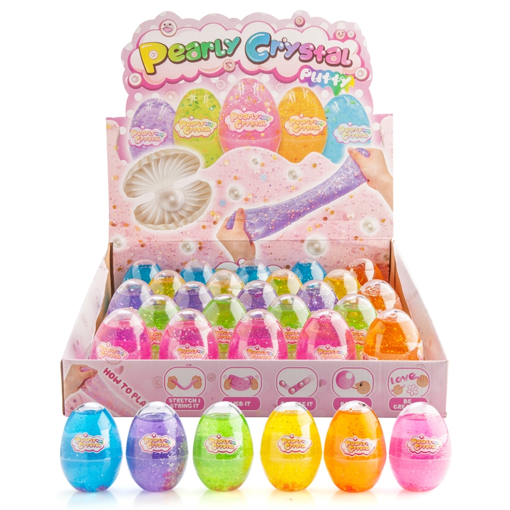   Pearly Crystal Putty Egg