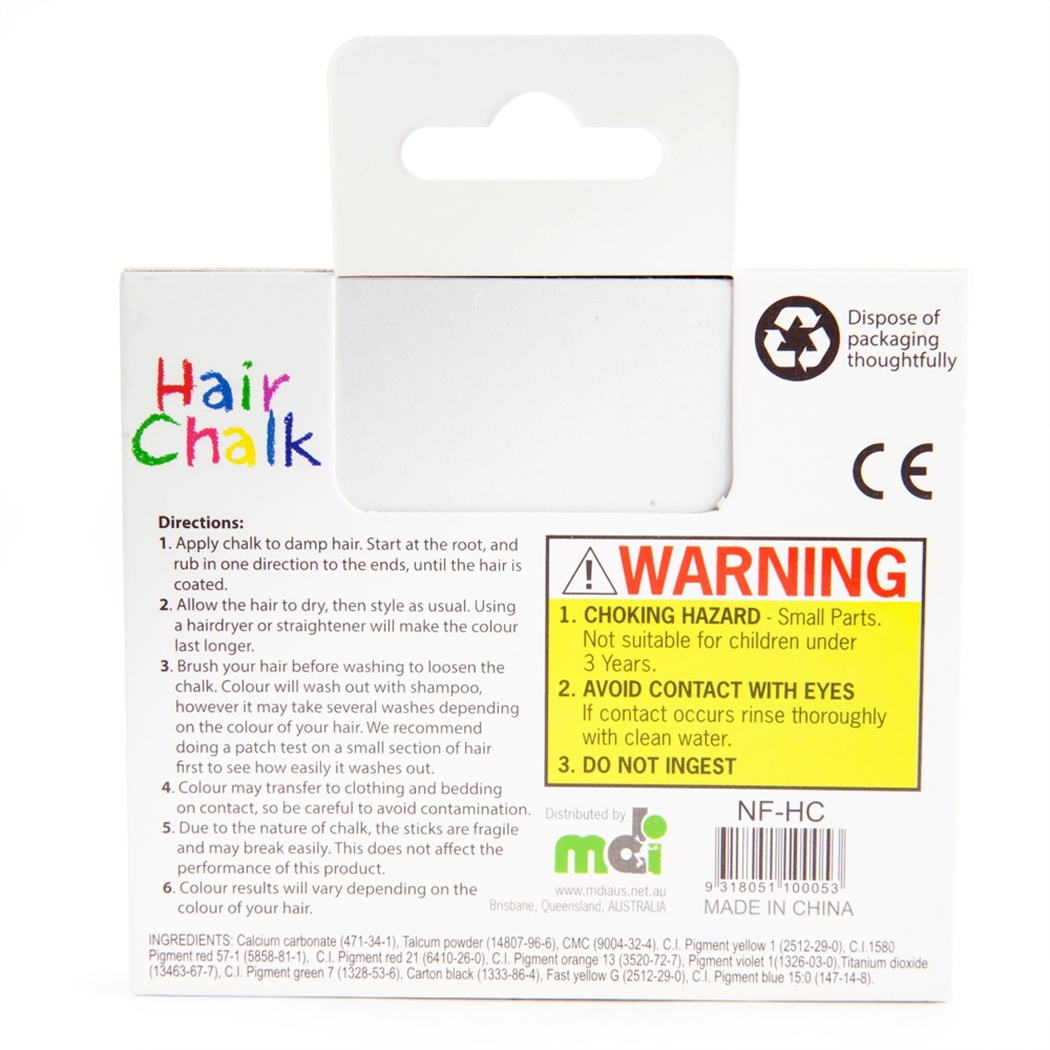   Vibrant Hair Chalk 6 Colours