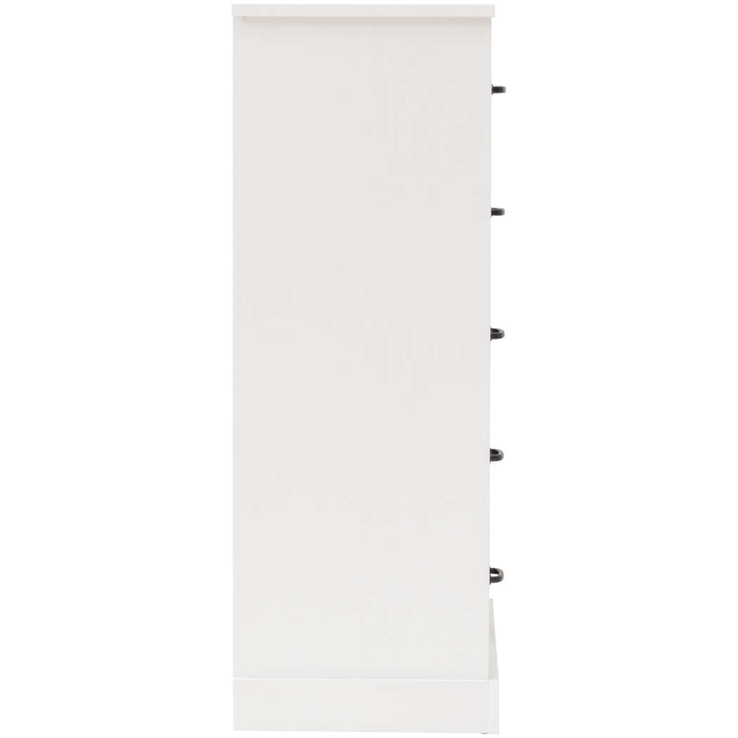   Hamptons 5 drawer Chest White