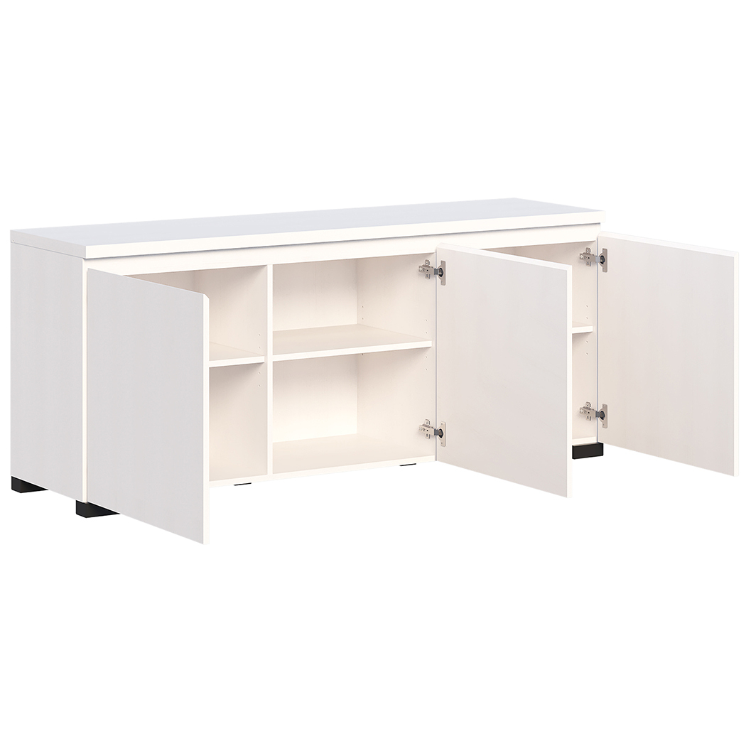   Elara 3 Door Buffet White
