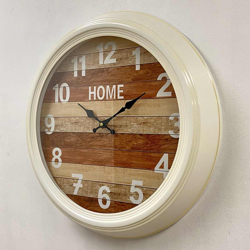   Hamptons Style Metal Frame Wall Clock 46cm