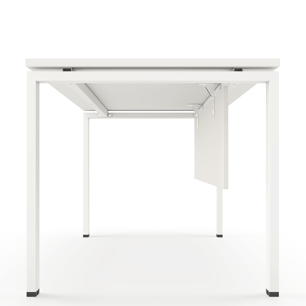 Emery Office Computer Desk and Mobile Pedestal Filing Drawers Cabinet White